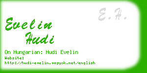 evelin hudi business card